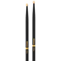 Pro Mark F5AAG Promark Activegrip Madera de Arce Punta Baquetas- 5A- Negro